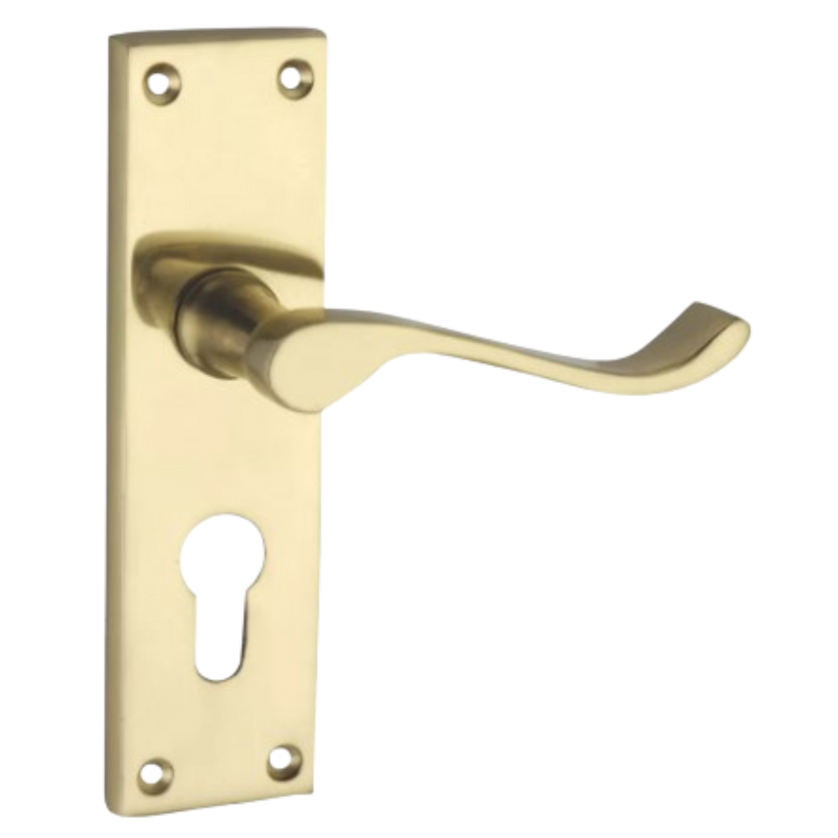 Timeless Victorian lever handle on square back plate 150mm