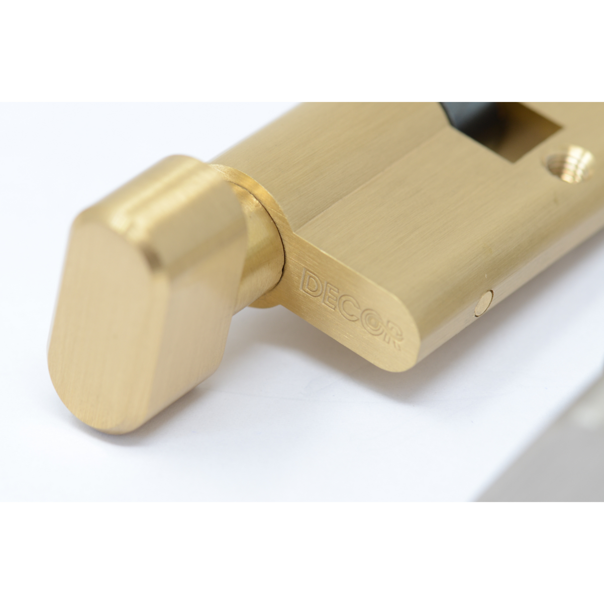 Solid Brass Knob Cylinder - 65mm KD