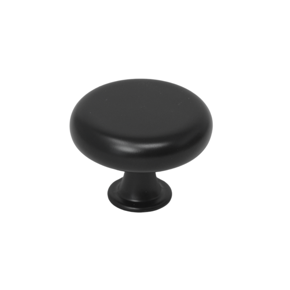Toledo Cupboard Knob - Matt Black
