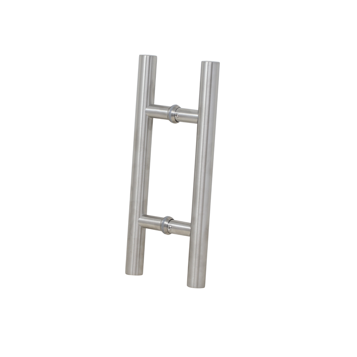 T shaped stainless steel door handles - back-to-back