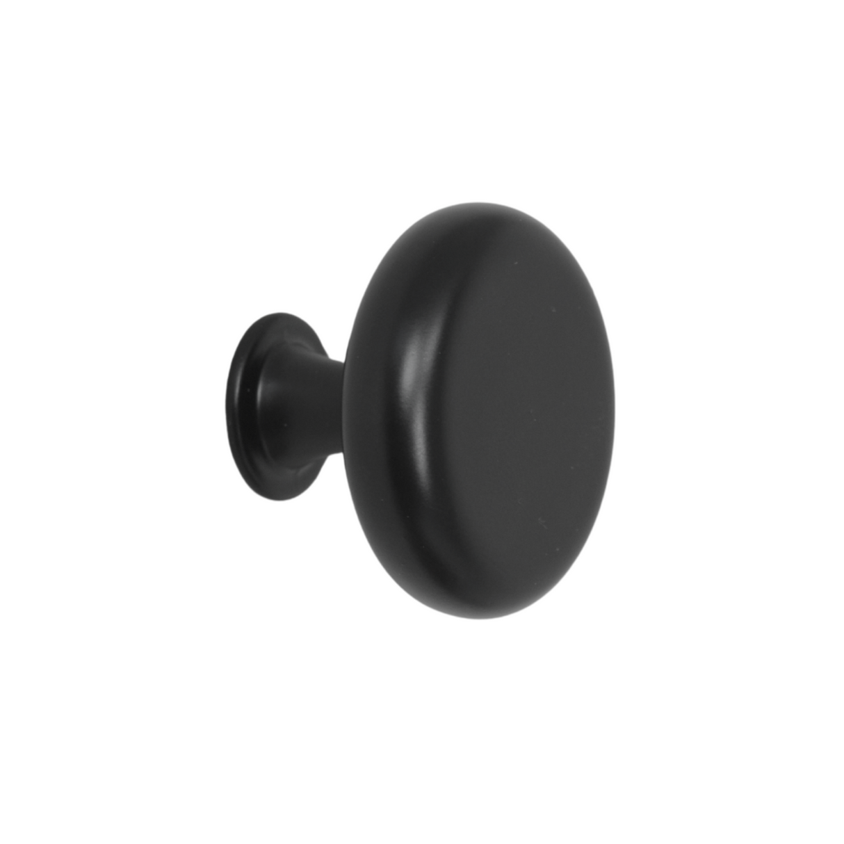 Toledo Cupboard Knob - Matt Black