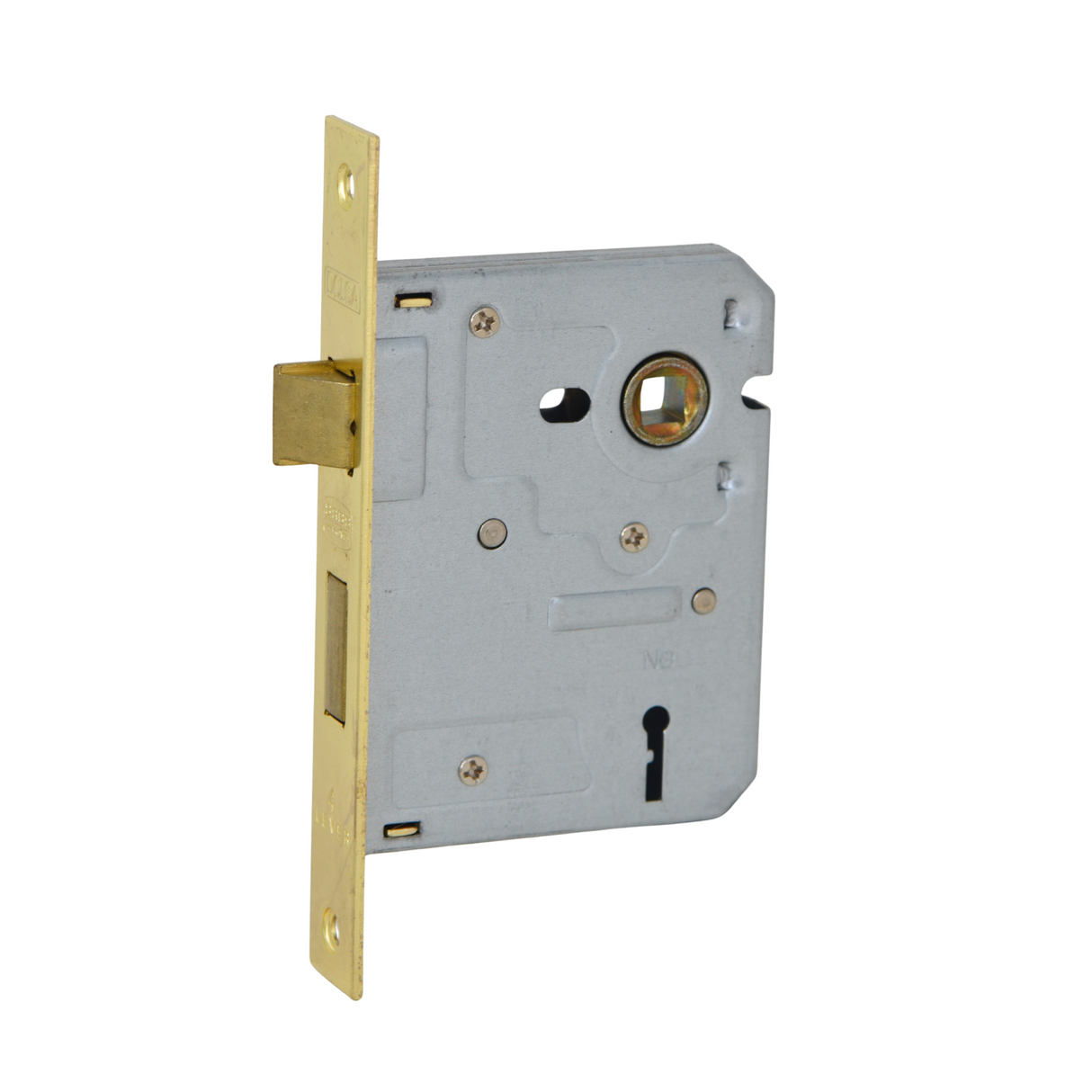 Victorian Handle on Backplate with Two Lever Lock