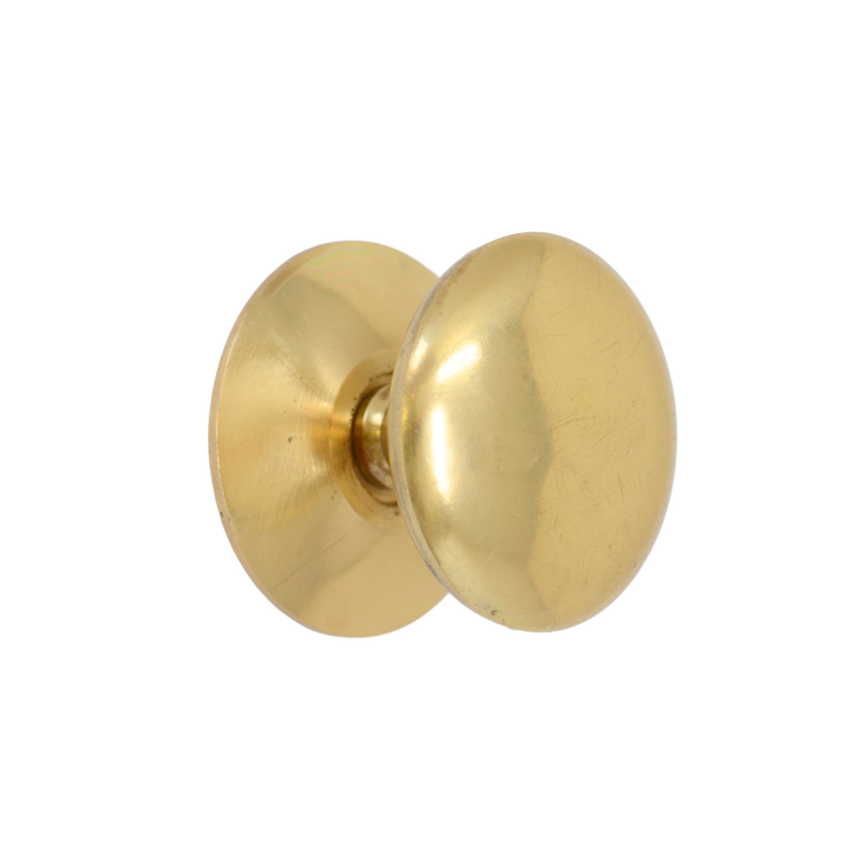 Mushroom knob solid brass