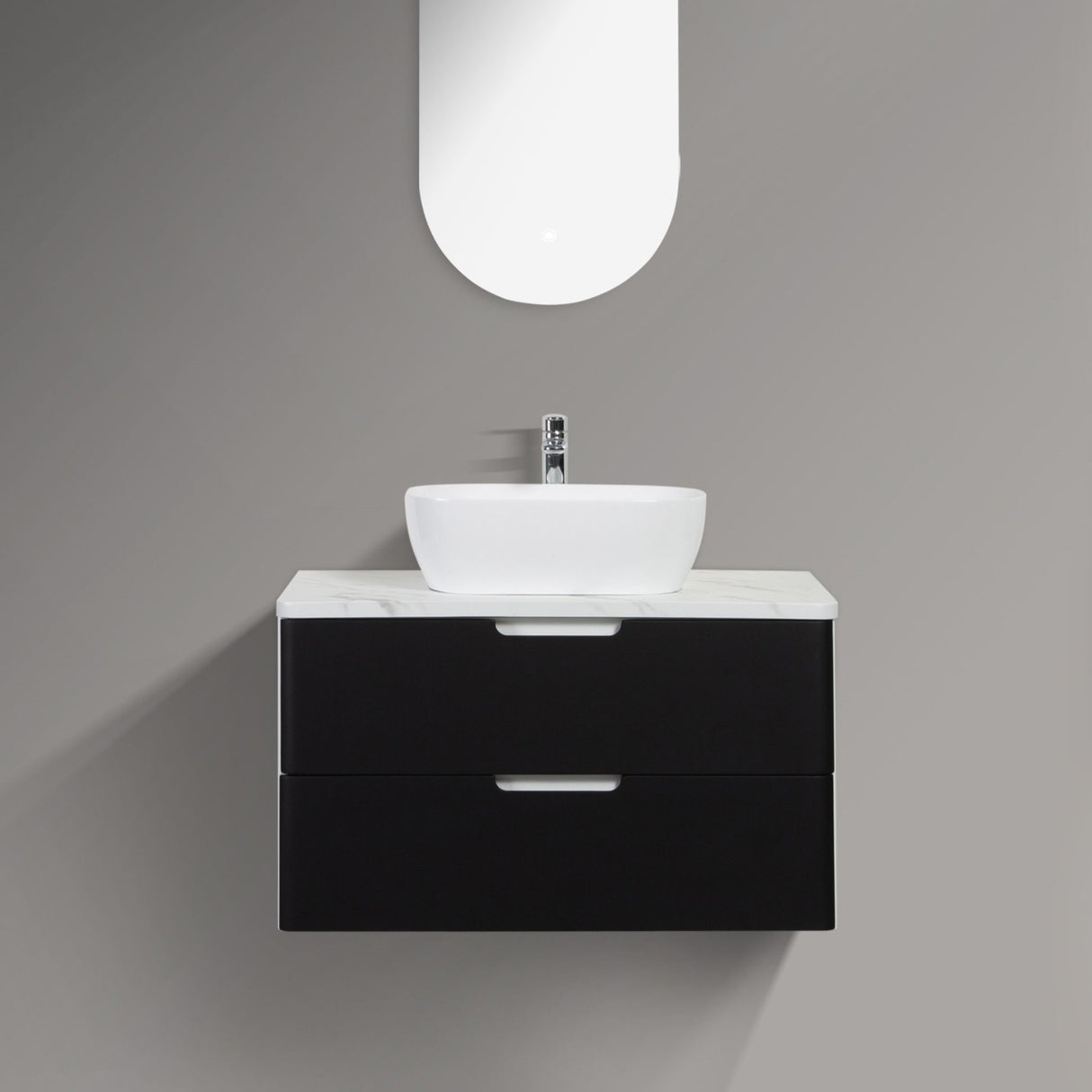 TRENTO 900mm - DOUBLE DRAWER & TOP & BASIN