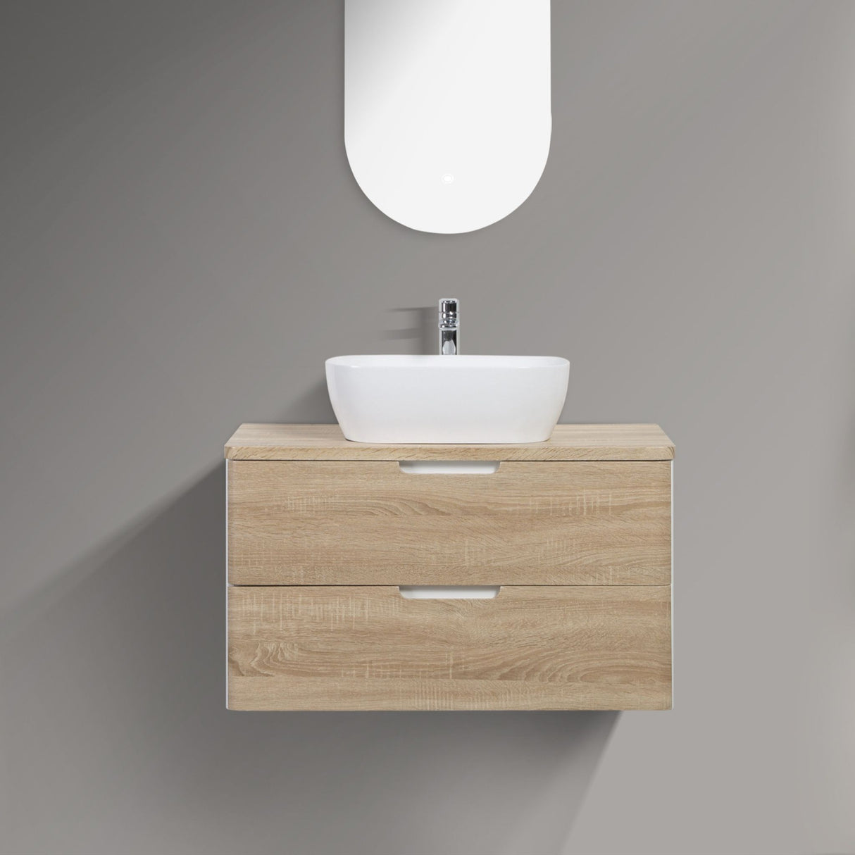 TRENTO 900mm - DOUBLE DRAWER & TOP & BASIN