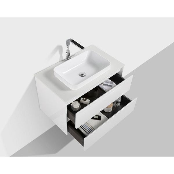 MADRID 800mm - DOUBLE DRAWER & TOP & BASIN