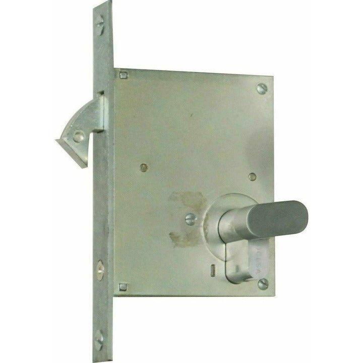 Hook lock for wooden sliding door with 60mm backset