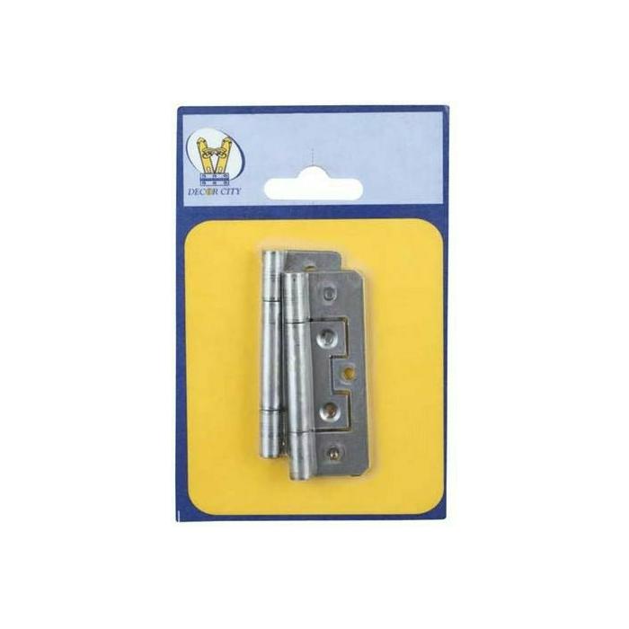 64mm flush hinge mild steel