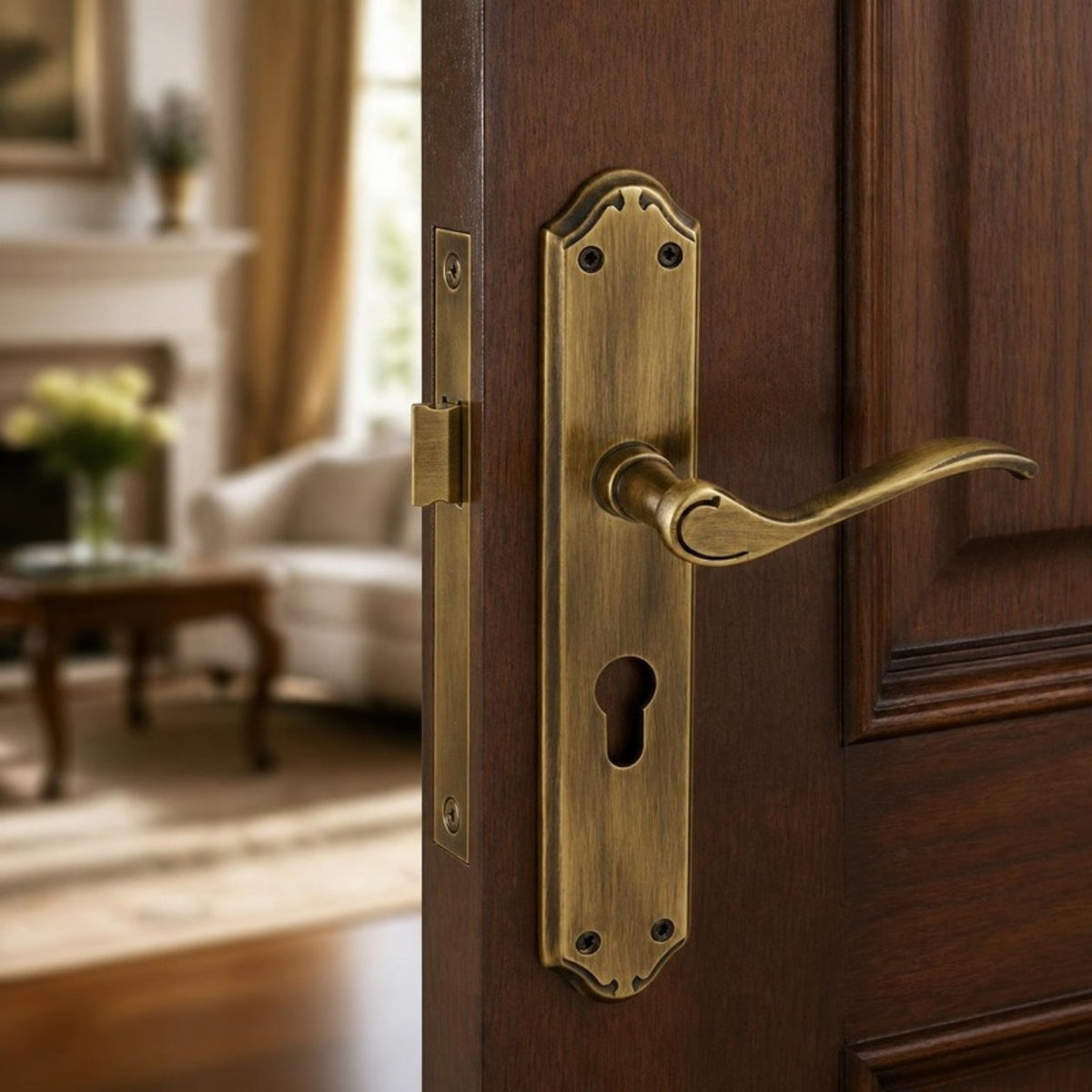 Classic lever handle on plate - Tupai™