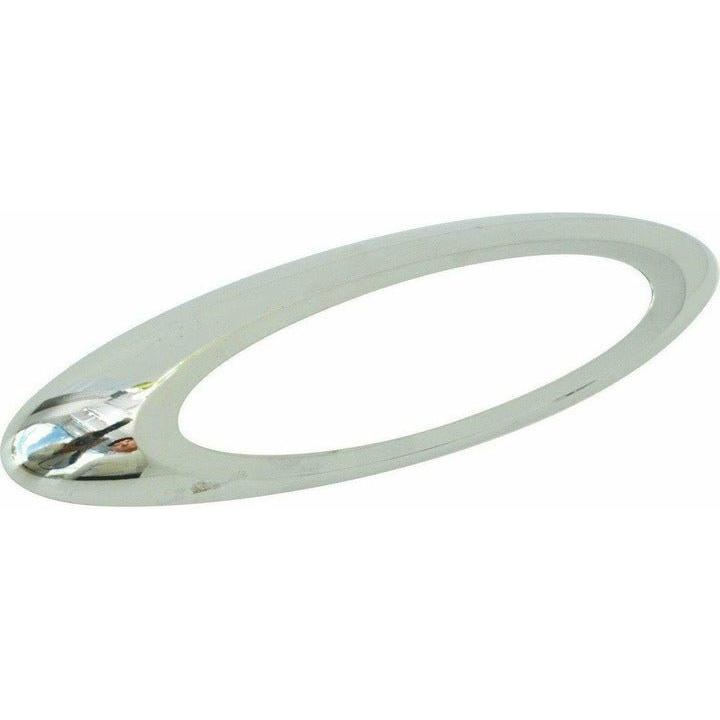 Oval drawer grip handle