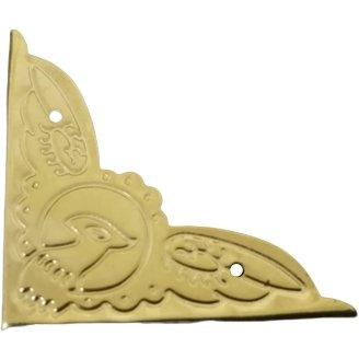 Brass Plated Decorative Box Corner