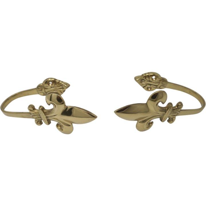 Solid Brass Curtain Tie-backs