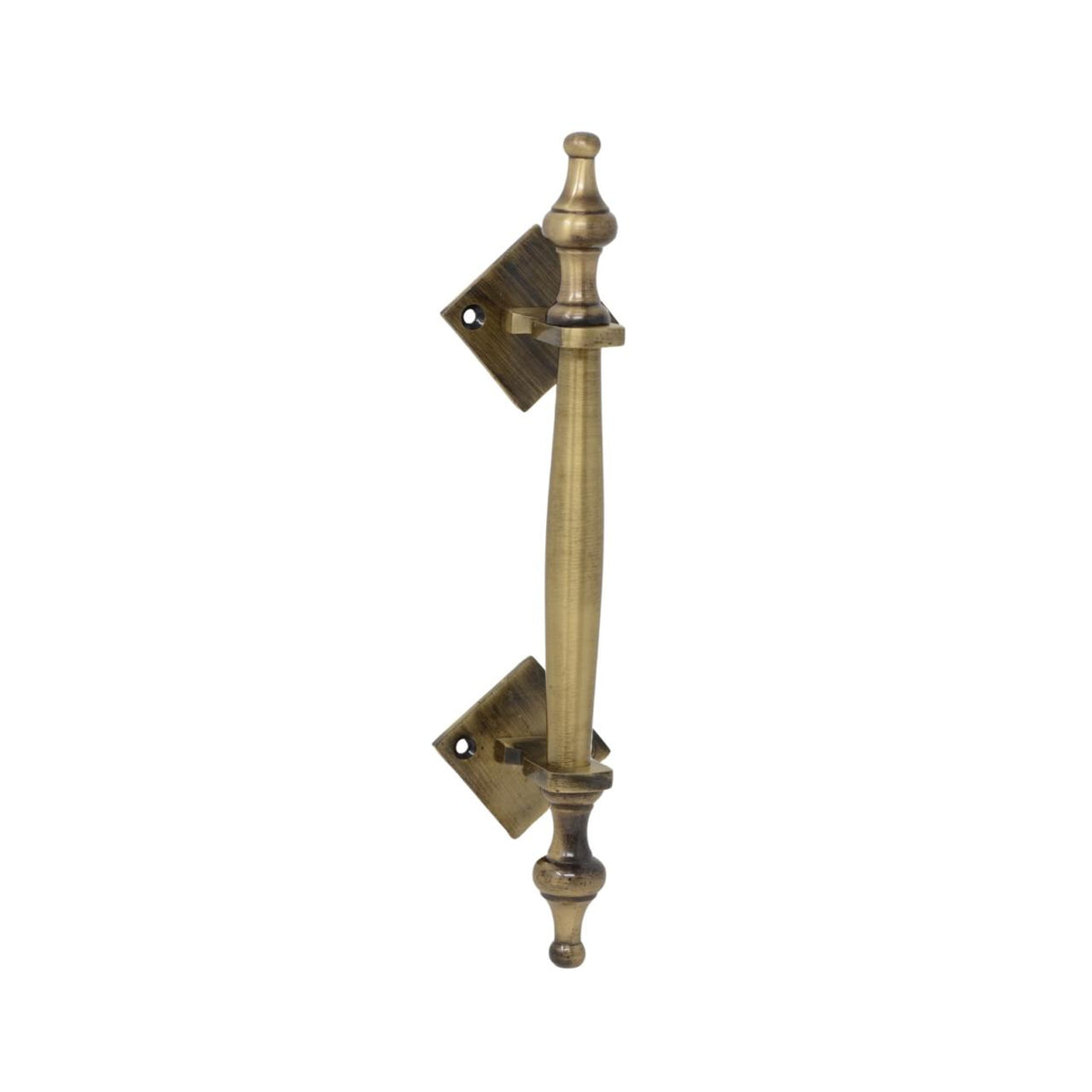 Solid brass Victorian pull handle - 220mm