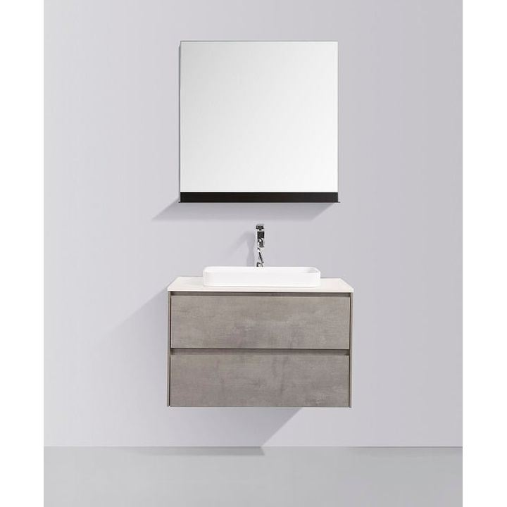 MADRID 800mm - DOUBLE DRAWER & TOP & BASIN