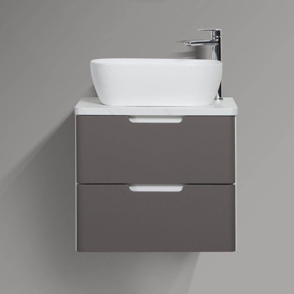 TRENTO 600mm - DOUBLE DRAWER & TOP & BASIN