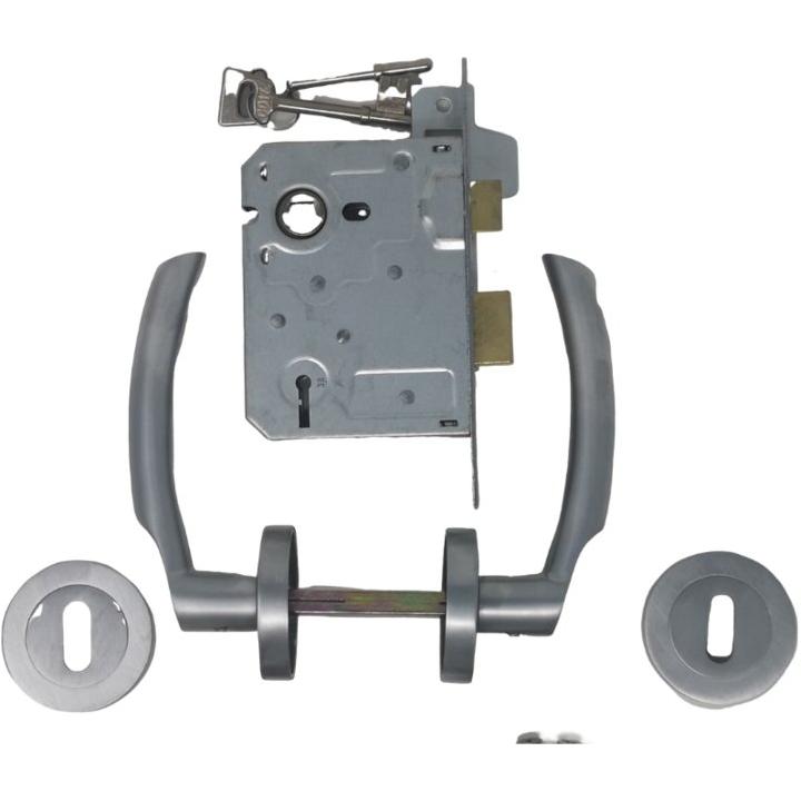 Solid Dorma Door Handle with Two Lever Mortice Lock