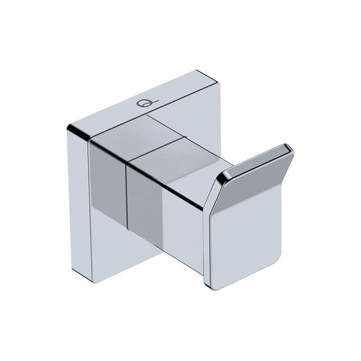 2410 ELEMENTAL Robe Hook SINGLE -CHRM - Decor Handles - Bathroom Accessories