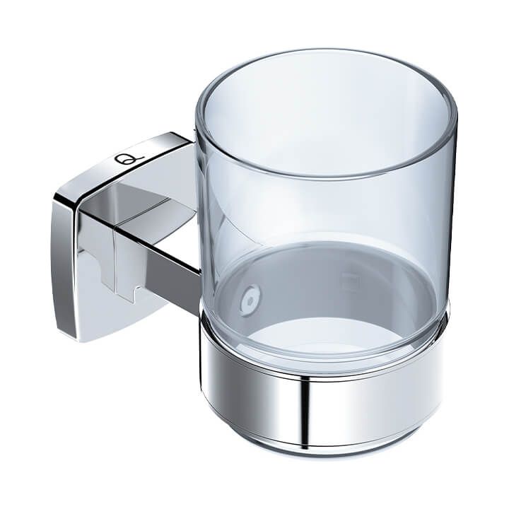 3132 INTEGRITY Glass Tumbler +Holder -CHRM