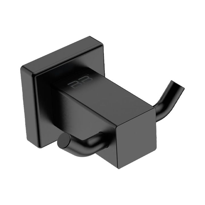 8511 Robe Hook DOUBLE -MBLK