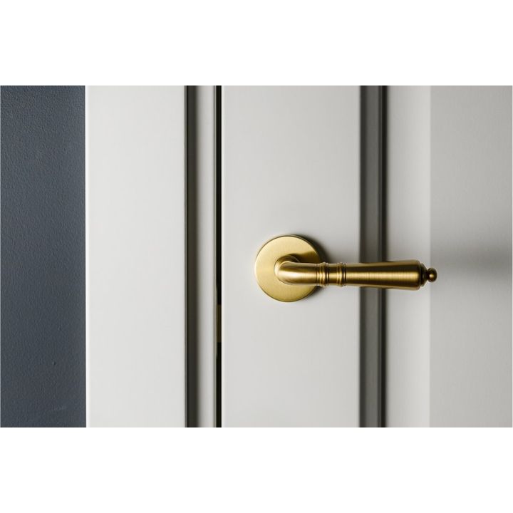 Aurelia door handle on rose - Decor Handles - door handle on rose