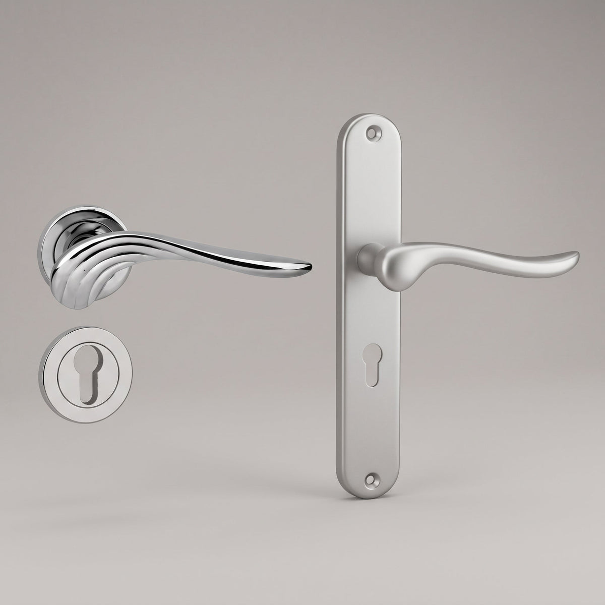 Rose vs Backplate: How to Choose the Right Door Handle Mounting