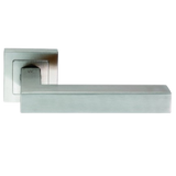 Italian square lever handle on square rose