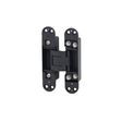 3D concealed door hinge 30x140mm (60kg/pair) Black Misc