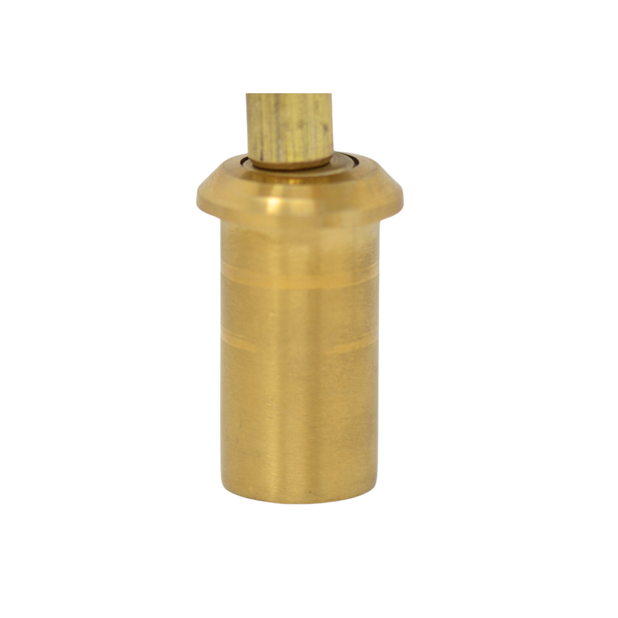 Dust proof striker plate for flush bolts in brass