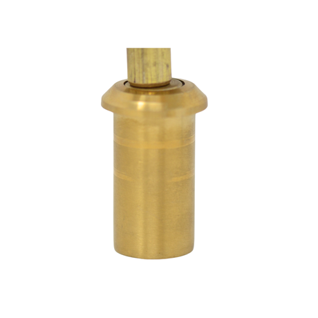 Dust proof striker plate for flush bolts in brass