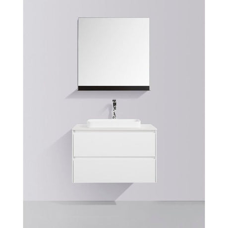 MADRID 800mm - DOUBLE DRAWER & TOP & BASIN