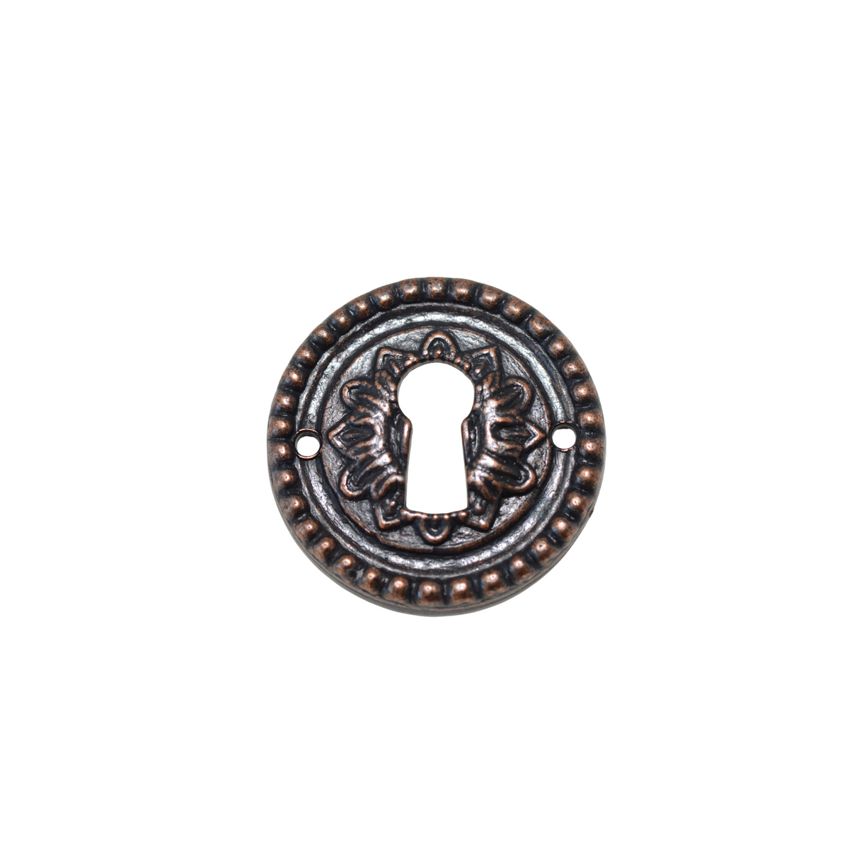 Antique Cupboard Key Plate Round