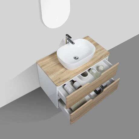 Trento 900mm - Double Drawer, Top and Basin