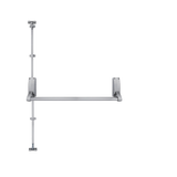 Emergency exit push bar with vertical bolts - single door