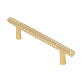 Knurled Cupboard Handle - Satin Brass | T-Bar & Bar Pulls