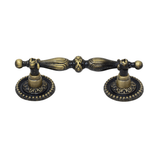 Antique cupboard handle in antique brass