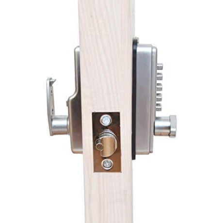 Digital Keypad Lock - Compact - Satin Chrome