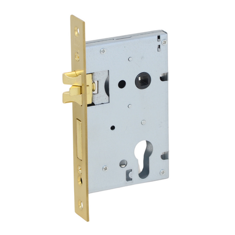 Professional cylinder mortise lock with silent claw latch