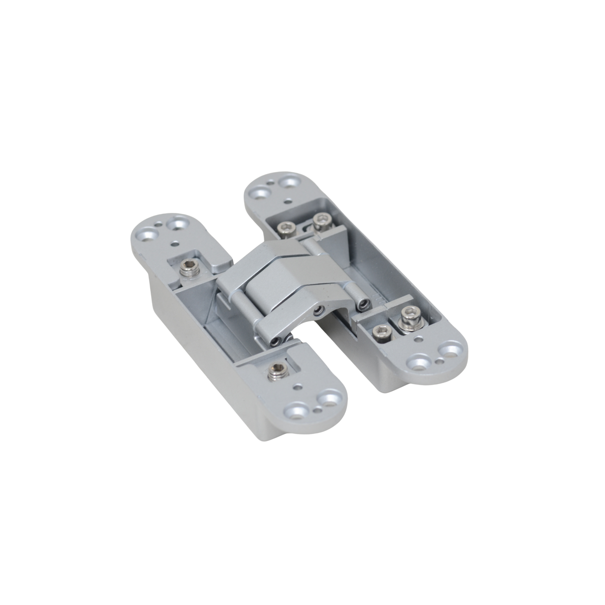 3D concealed  door hinge 30x140mm (60kg/pair)- silver/grey