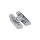 3D concealed  door hinge 30x140mm (60kg/pair)- silver/grey