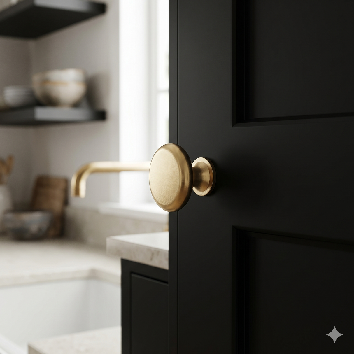 Toledo Cupboard Knob - Brushed Gold