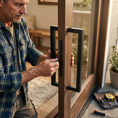 Matt Black Square Pull Handles