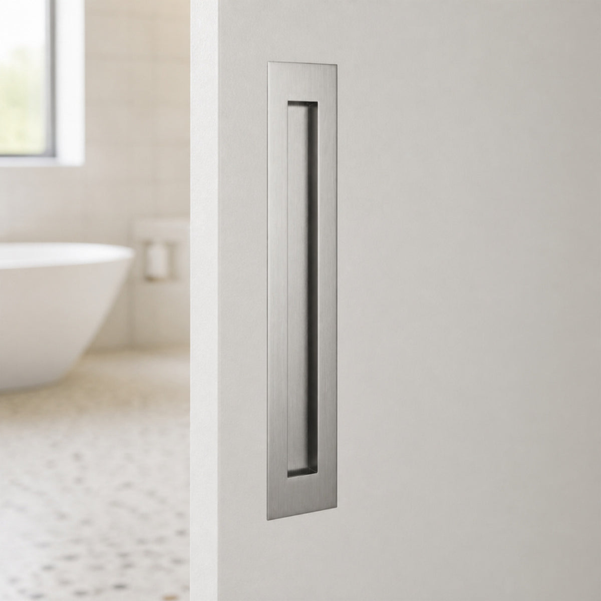 Stainless steel flush handle 300mm