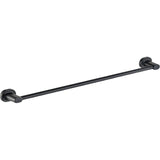 Single Towel Rail 700mm in matt black Bathroom Accessories