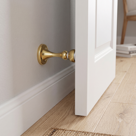 Magnetic door stopper - Wall or floor mounted