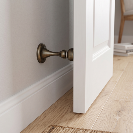 Magnetic door stopper - Wall or floor mounted