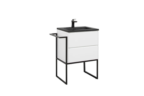 URBAN 600mm - DOUBLE DRAWER & BASIN & STAND Bathroom vanities and storage units