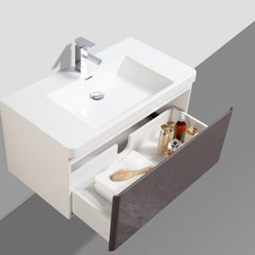 Milan 900 Vanity Single Drawer Bathroom vanities and storage units