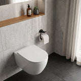 Toilet Paper Holder in matt black