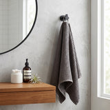 Towel or bath robe hook in matt black