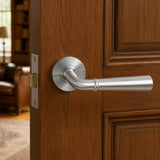 Classic Stainless Steel Handle on Rose
